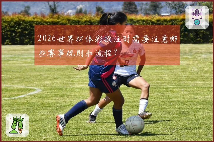 2026世界杯体彩投注时需要注意哪些赛事规则和流程？