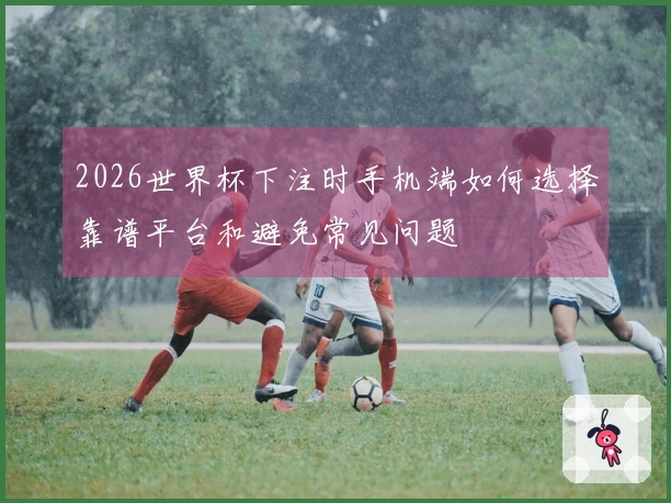 2026世界杯下注时手机端如何选择靠谱平台和避免常见问题